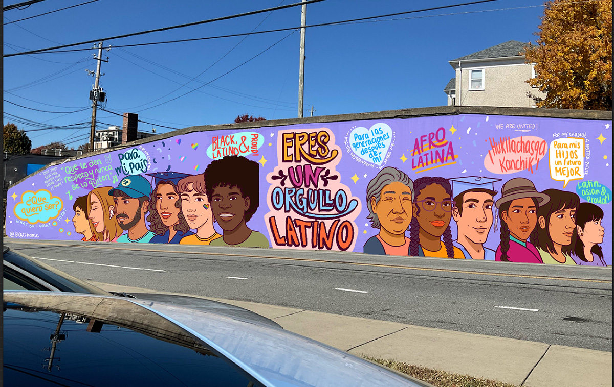 ArtsAVL Buncombe County S First Creative Equity Mural Honors Local   EUOL Mock Up Final 1 