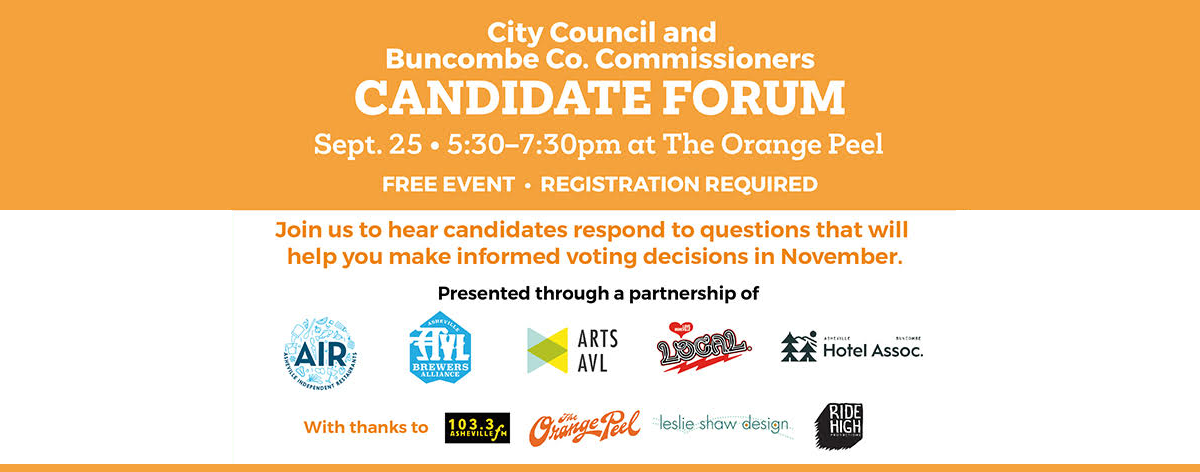 Candidate Forum Event Sept 25 from 5:30-7:30