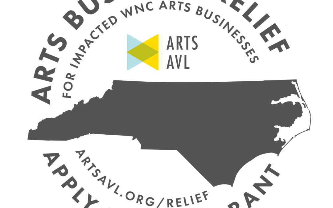 ArtsAVL Announces Arts Business Relief Grant for Western North Carolina Arts Businesses Affected by Hurricane Helene