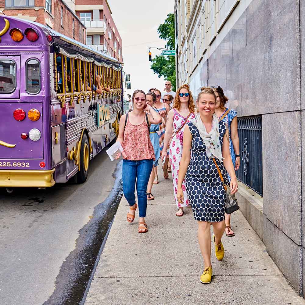 Downtown Asheville Tour photo courtesy of the Downtown Arts District Downtown Asheville Tour photo courtesy of the Downtown Arts District