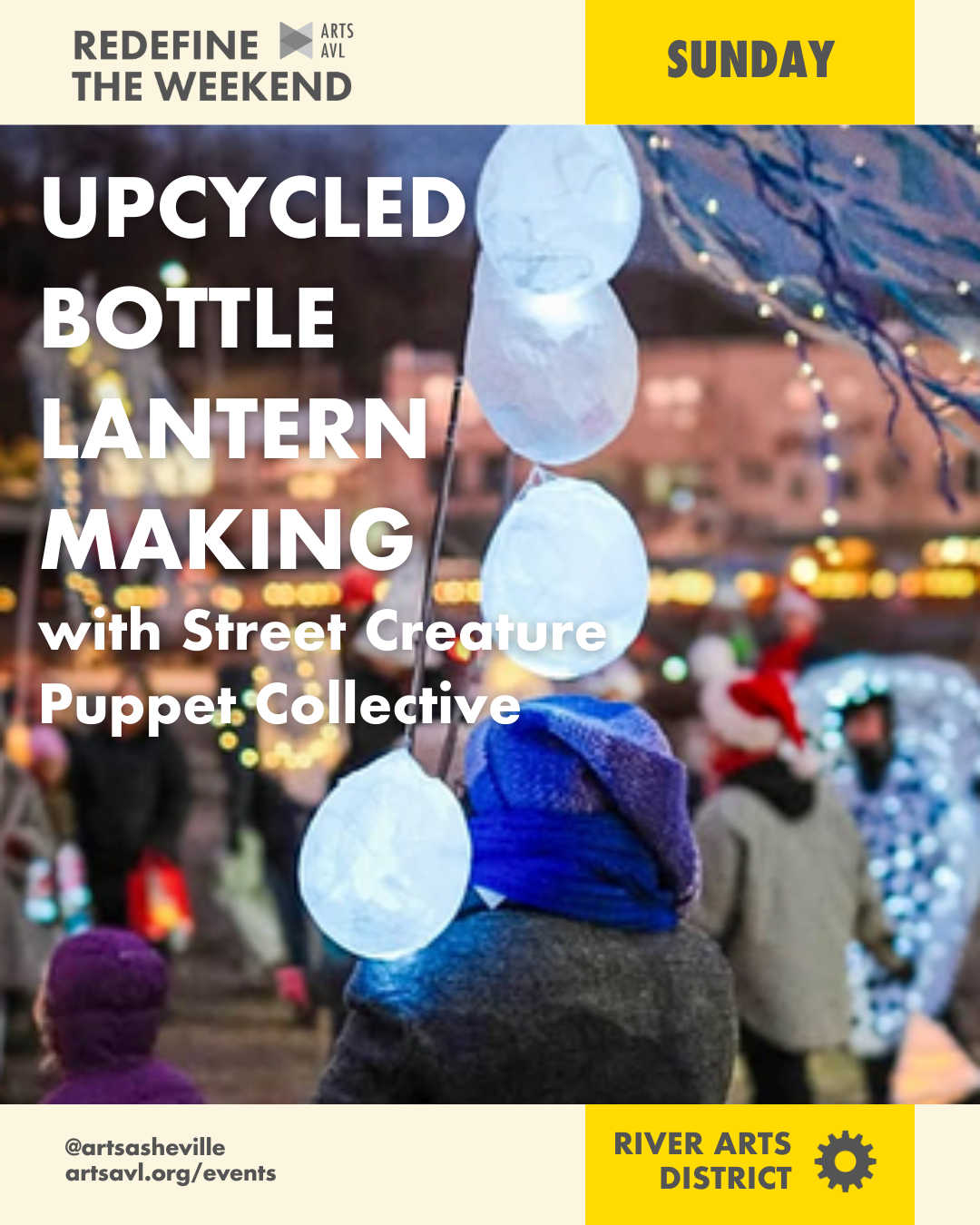 RAD 3 image is a bright gold background with a light cream colored stylized sunshine and the words 'embracing tomorrow' underneath