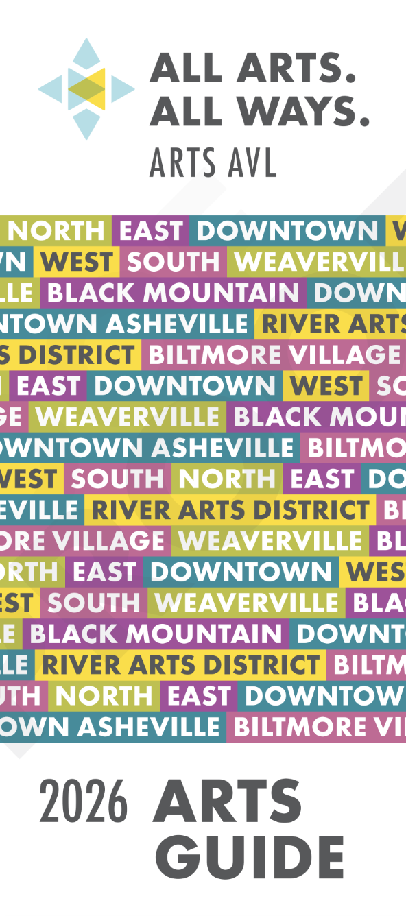 ArtsAVL 2026 Arts Guide Cover