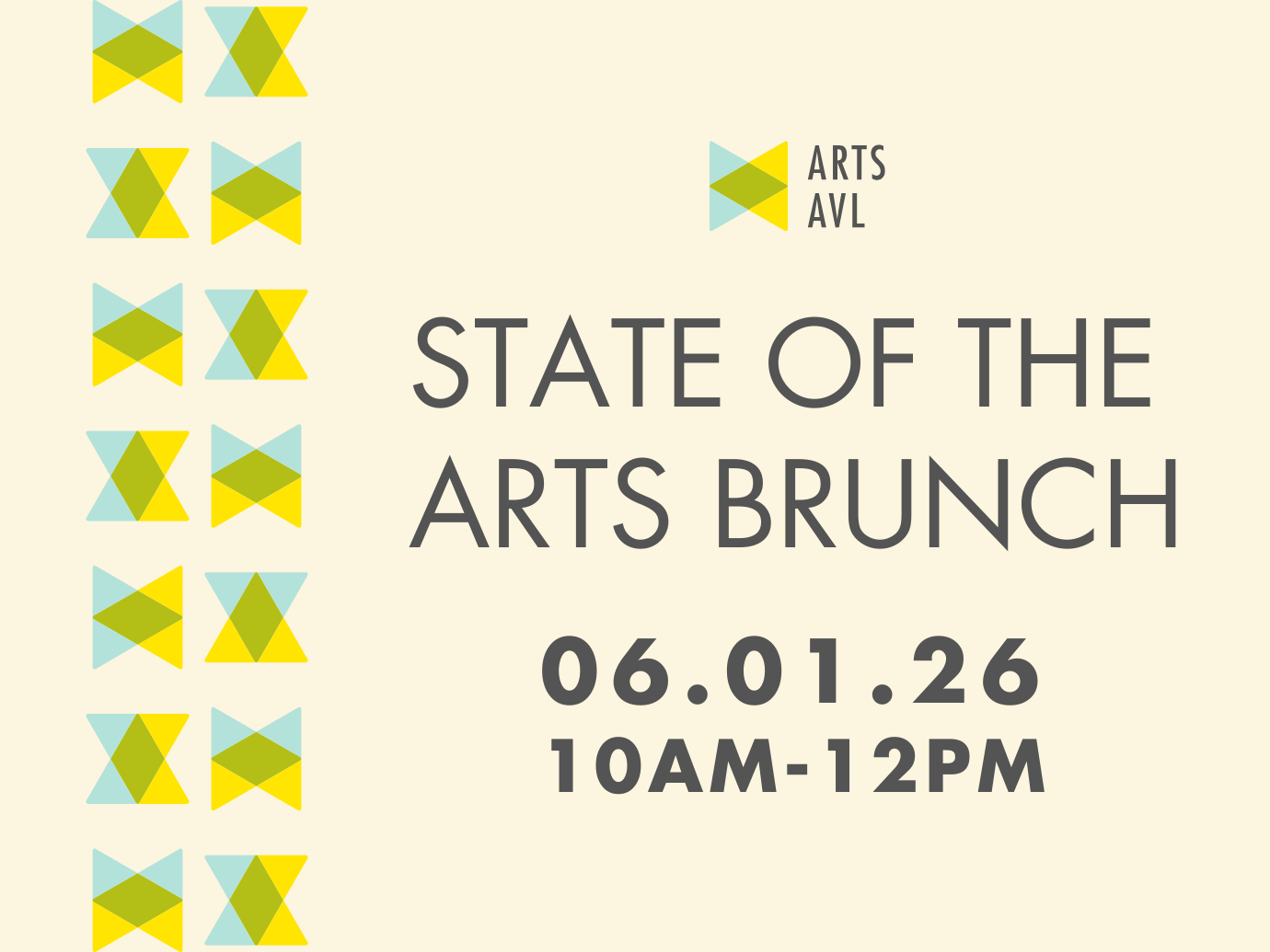 ArtsAVL State of the Arts Brunch 6.1.26 10am-12pm