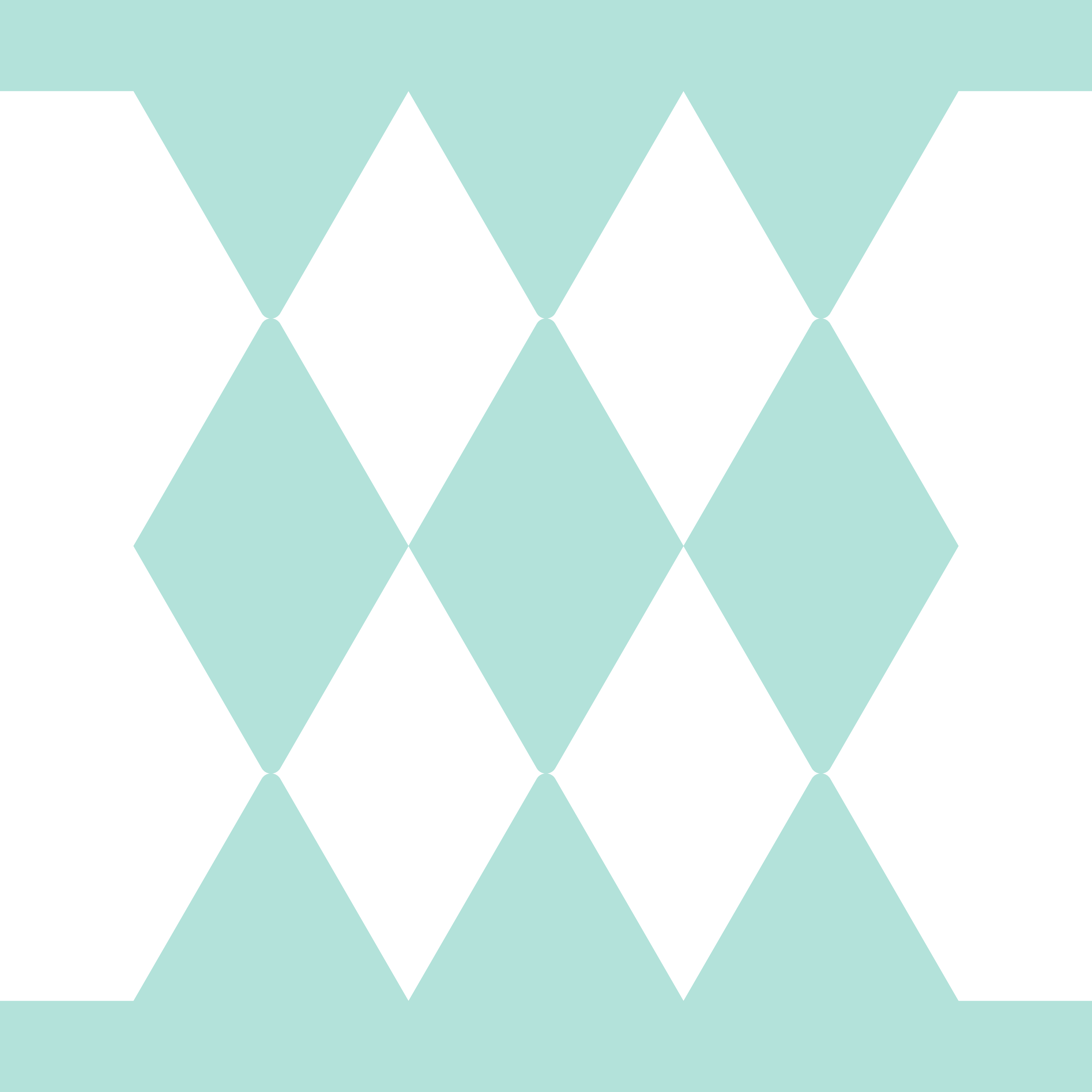 Repeating teal and black diamond pattern forming a lattice across the image, abstract geometric design.