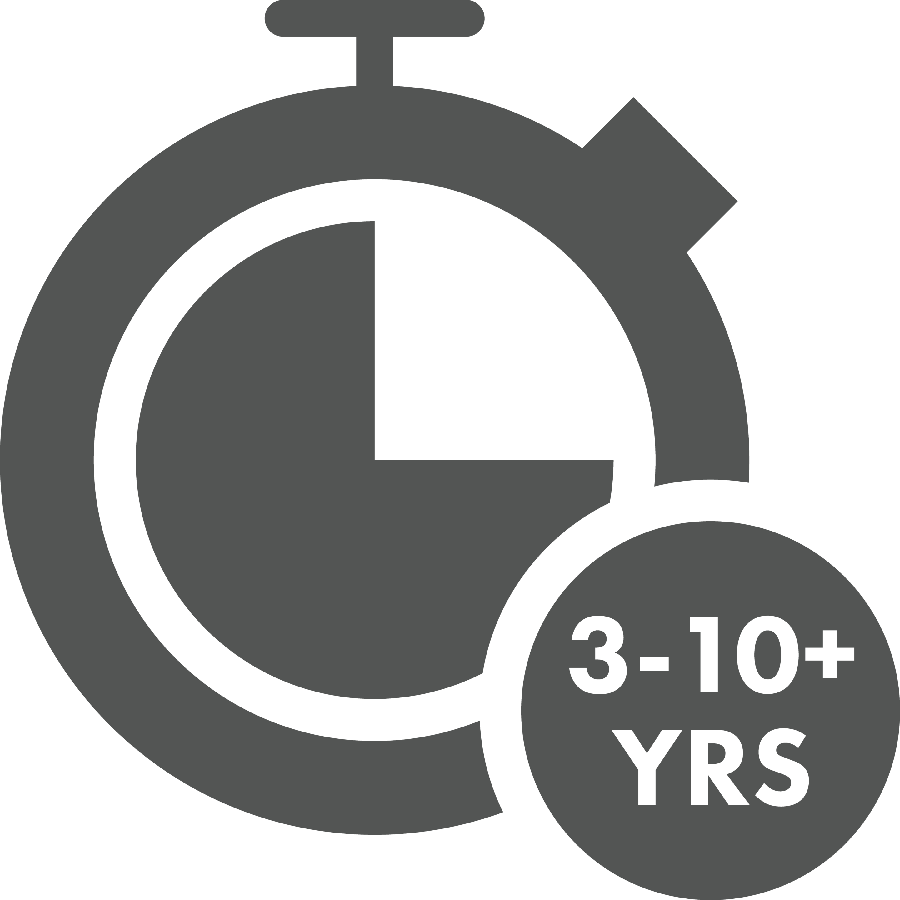 Abstract gray circular logo badge with overlapping rings and partial text reading C-101 VERS.